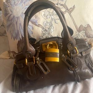 Authentic Chloe Paddington with lock and key